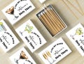 Espresso Martini Birthday Matchbox/A Tini Bit Older Birthday Party Favor BULK Matches/Bow Martini Dirty Birthday Matchbooks/Custom Matches