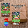 minecrafter thank you tag, Minecrafter Birthday Gift Tag, Editable Minecrafter Favor Tag, Minecrafter Birthday, minecrafter birthday