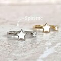 Star Anxiety Spinner Ring | Party Favour | Gift | Bag | Filler | Birthday | Bridal | Shower | Hen | Sleepover | Adjustable | Gold | Silver |