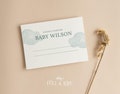 Personalised Suggest a Baby Name Card | Baby Shower Games | Up Up and Away | Adventure awaits | Guess the Name | What Will Baby Be | UA103