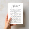 Editable Wedding Bingo | Find the Guest Ice Breaker | Wedding Table Game and Activity | Customisable Digital Template | Edit with Canva
