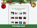 Christmas Movie Picture Quiz, Christmas Printable Game, Christmas Film Picture Round, Pub Quiz, Christmas Quiz in PDF