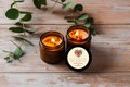 Thanksgiving Candle Favors - “Thankful Heart” 10-Pack - Bulk Amber Jars 2oz - Fall Party Gifts for Guests - Thanksgiving Party Favors