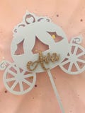 Princess castle cake topper birthday acrylic cake topper