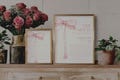DIGITAL Pink Bow Time Capsule Sign 8x10 Pink Watercolor Ribbon Minimalist Baby Shower PB1