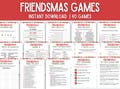 Friendsmas Game Bundle Printable Friendsmas Games Christmas Games Friendsmas Party Adult Christmas Games Friendsmas Ideas Xmas Games