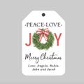 Printed Christmas Gift Tags,Christmas Party Tags,Printed Merry Christmas Gift Tags,Peace Love Joy Tags,Printed Holiday Gift Tags