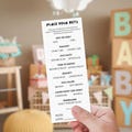 Gender Neutral Baby Shower Predictions Minimalist Baby Shower Games Baby Shower Bet Card Mobile Baby Shower Bet Card Predict Baby Due Date