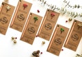 Personalized Christmas Gifts, Xmas Pencil Gifts, Happy Holidays Eco Friendly Gifts, Seed Pencil Favors For Merry Christmas Party Guests