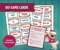 100 Christmas Pictionary Cards, Printable Sketch and Guess Cards, Fun Drawing Game for Family, Holidays Kids Game, Picture Charades Party