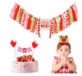 First birthday, girls first birthday, strawberry, first birthday, baby girl, sweet one, birthday decor, 1st birthday, birthday decoration