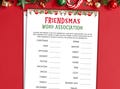 Friendsmas Word Association Game Printable Christmas Game Christmas Party Game Friendsmas Party Games For Adults Christmas Office Game