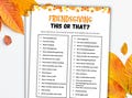 Friendsgiving This Or That Game Printable Thanksgiving Party Games This or That Thanksgiving Game Friendsgiving Party Game Office Party Game
