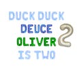 Duck Duck Deuce They're Two Custom Name Letter Balloon Kit 2nd Birthday Party Decorations Duck Balloons Goose Birthday Party Decor For Boys