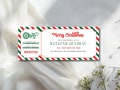 Christmas Weekend Getaway Voucher PRINTABLE, Weekend Away, Surprise Christmas Trip Ticket, Pack Your Bags, Printable Certificate, Red Green