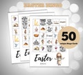 Printable Religious Easter Bingo, Easter Game for Kids, Christian Easter Bingo, Kid's Church Activity, Youth Ministry, Biblical Homeschool