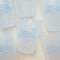 Custom Party Cups | Frosted Cups Birthday Bachelorette | Dirty 30 | 21st 30th 40th 50th Birthday | Girls Trip | Bachelor Party | Social Club