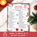 Fun Christmas "This or That" Game | Printable Holiday Party Activity, Printable Christmas This or That Game, Adults Kids game, office game