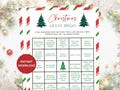 Christmas Guest Bingo, Holiday Guest Bingo Game, Christmas Party Games, Christmas Trivia, Holiday Trivia Games, Printable Christmas Activity