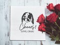 Gifts & Mementos | Customized Wedding Napkins |  Engagement Party | Personalized Pet Cocktail Napkins | Dog Napkins | Bridesmaids Gifts