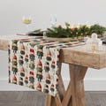 Christmas Table Cloth, Funny Table Decor, Christmas Tableware, Nutcracker Pattern Table Cover, Festive Holiday Table Decor, Hosting Gift