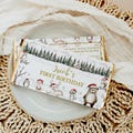 EDITABLE Winter Onederland Chocolate Wrapper, Winter Birthday Candy Bar Wrapper, Winter Woodland Party Favors, Printable Template. W018