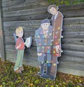 Christmas decor, Home Alone Yard Decoration, lawn sign, Home Alone Yard Sign, Harry and Marv Set, Kevin and  Bandits, Holiday, Kevin cutout