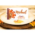 Fun Thanksgiving Place Card Editable Thanksgiving Name Card  Template Name Place Card Editable Fall Name Tag Template Printable