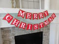 Merry Christmas Banner, Christmas Party Decor, Christmas Birthday Party