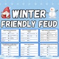 Winter Season Friendly Feud | Winter Party Games | Winter Trivia | Winter Printable Games | Winter Printable Games | Winter Friendly Feud