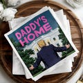 Celebrating the new US president Donald Trump funny napkins full color print Christmas and Thanksgiving napkins
