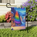 Christmas LGBTQ+ Christmas Tree Garden Flag Holiday Cute Rainbow Decorations Art House Banner Exterior Decor Happy Holiday Jingle Bells Tree