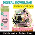 wicked, wicked cake topper, Theatre Musical Wicked Wizard of Oz , wicked birthday, wicked party, wicked cake, wicked png, wicked printable
