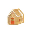 Gingerbread House Plates - Kids Christmas Party Plates, Gingerbread Birthday, Gingerbread Holiday Decorations, Christmas Eve Party Supplies