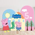Characters/Custom PROPS Cutouts in Foam Board- Coroplast, Pink Pig, Pink princess Pig, Inspired Party Decoration. Life-sized Prop Cut outs