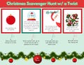 Printable Christmas Scavenger Hunt Game - Fun Holiday Activity for Kids, Families, and Parties - Christmas Printable Game