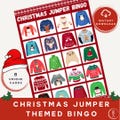 Christmas Jumper Bingo | Holiday Jumper Bingo | Ugly Jumper Download | Christmas Bingo | Themed Bingo
