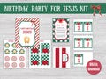 Birthday for Jesus Party Kit, Jesus Birthday Party Bundle, Christmas Kid's Ministry Fun, Happy Birthday Jesus Set, Printable Party for Jesus