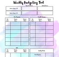 Weekly and Biweekly Planner for Budgeting and Financial Tracking