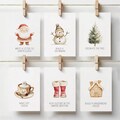 35 PRINTABLE and 35 Text EDITABLE Advent Activity Cards for Kids and Families. Modern Yet Classic. Watercolor. Kids Advent Activity Cards.