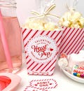 Valentine's Day Popcorn Box Template, Make My Heart Pop Printable Popcorn Box Favors, Poppin Valentine's Day, Classroom Valentine's Treat