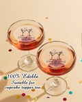 Edible Cocktail Toppers/Wedding Party Favors/Personalize Wedding/Birthday/Special Events/Edible Drink Toppers/Monogram Cocktail Garnishes