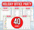 Holiday Office Party Games, Office Party Games, Holiday Office Party Activities, Holiday Party Games, Holiday Games Bundle, Holiday Party