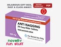 Anti Nagging - Joke Pill Box Prank Rude Tablet Medicine Novelty Gift Idea April Fool Chistmas
