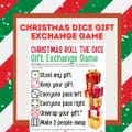 Christmas Gift Exchange Dice Game